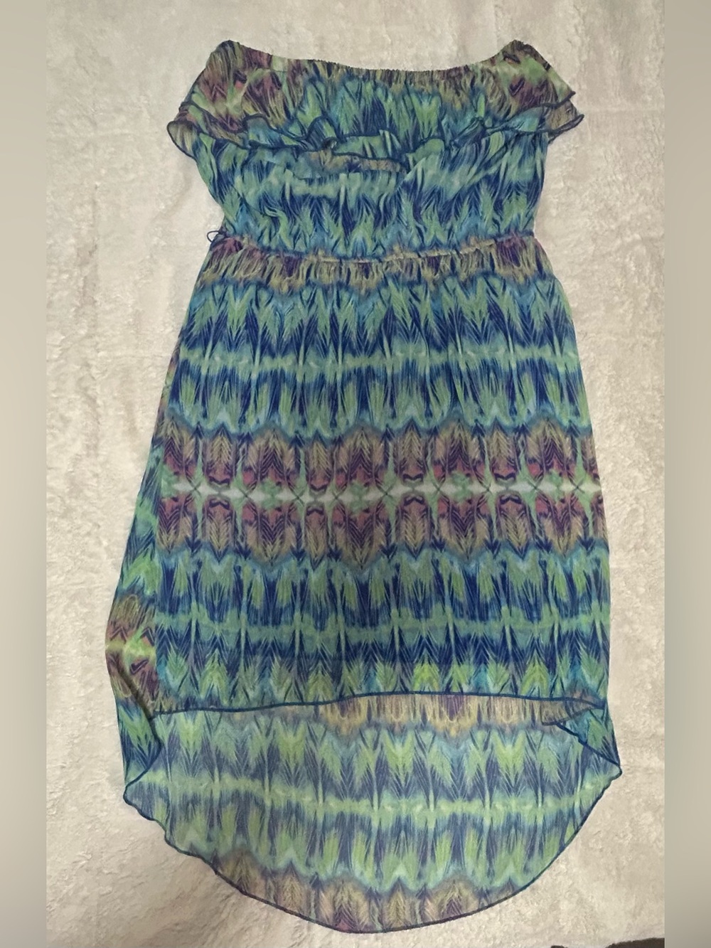 Maurice’s High-Low Strapless Dress